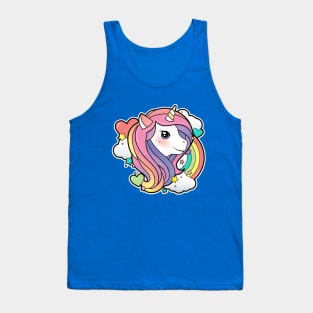 Magical Rainbow Unicorn Tank Top